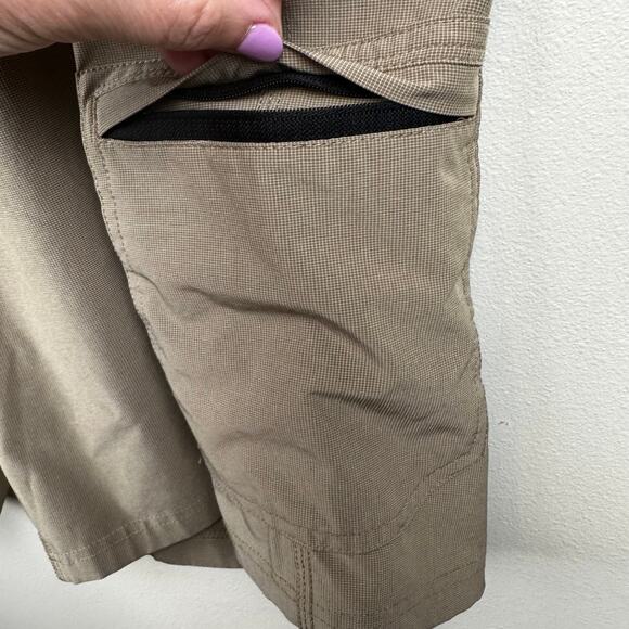 O'Neill Crossover Hybrid Shorts Cargo Pockets Stretch Hyperdry Dark Khaki 38 - Picture 5 of 15